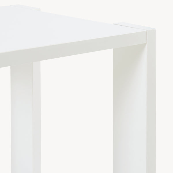 Table d'appoint carrée Thyholm 55 x 30 x 30 cm blanc [en.casa]