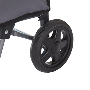Chariot de courses Nørre 36 litres 93 x 32 x 30 cm gris foncé / noir [en.casa]