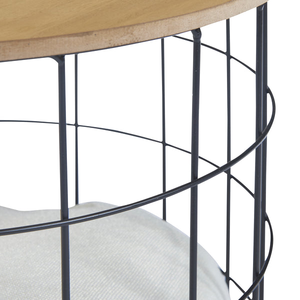 [en.casa] Bijzettafel Haapajärvi set van 2 met kussens