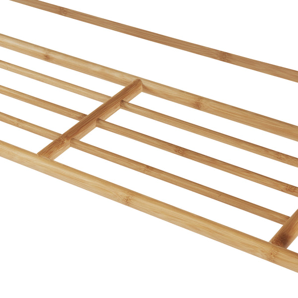 [en.casa] Schoenenrek 45x90x30 cm bamboe grijs