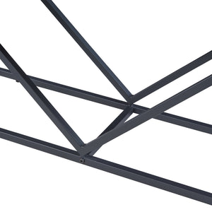 [en.casa] Brandhout rek Vaasa houtopslag 50x100x30 cm zwart en houtkleurig donker