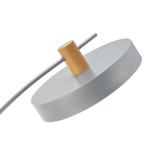 [lux.pro] Staande lamp Stafford vloerlamp159 cm grijs E27