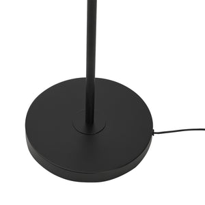 Lampadaire Stockport métal 139 x 58 x 23 cm noir or lux.pro