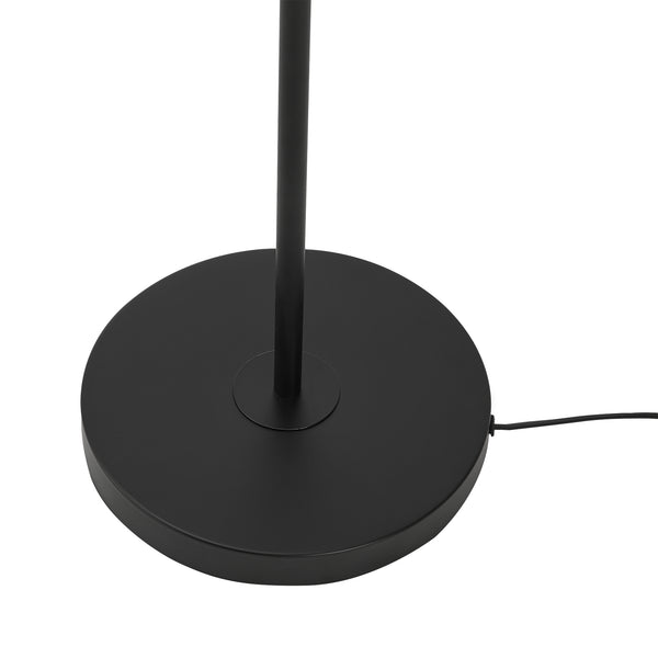Lampadaire Stockport métal 139 x 58 x 23 cm noir or lux.pro