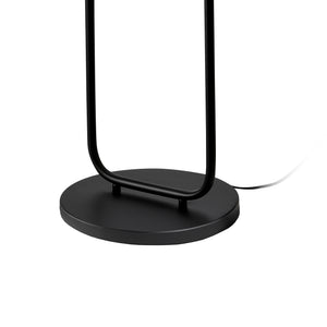Staande lamp Meløy vloerlamp 162 cm E27 zwart en wit lux.pro