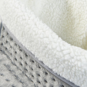 Chauffe-pieds électrique Bari jusqu'à la pointure 46 doublure lavable gris [en.casa]