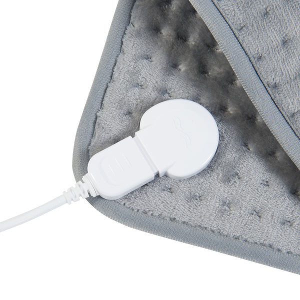 Coussin chauffant électrique Borrello pour épaules 65 x 45 cm gris [en.casa]