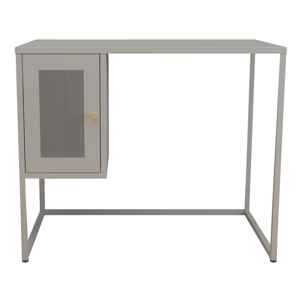 Bureau Sund metaal 75x100x50 cm grijs [en.casa]