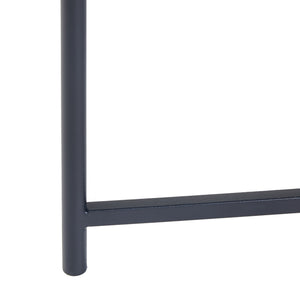Table d'appoint Sälen avec plateau rond métal 40 x 50 cm noir [en.casa]