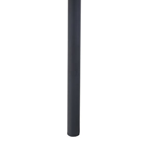 Table d'appoint Mölndal avec 3 plateaux métal 70 x 58 x 37 cm noir [en.casa]