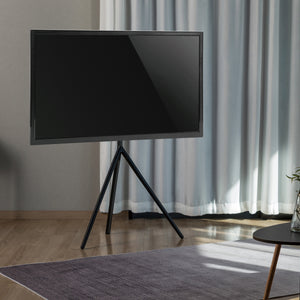 Support TV Valle jusqu'à 65 pouces noir mat pro.tec