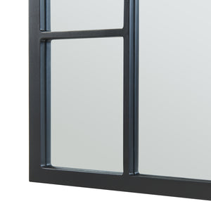 [en.casa] Wandspiegel Enonkoski 90x60 cm zwart