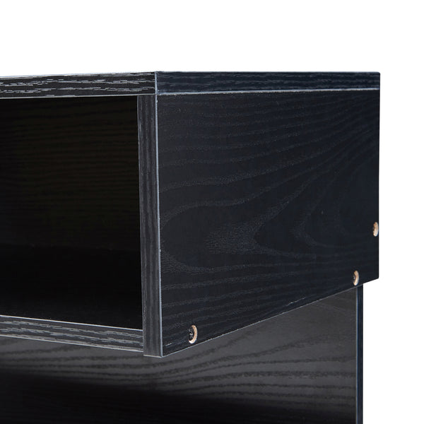 Wandrek Gauldal 56,5x30x31,5 cm zwart [en.casa]