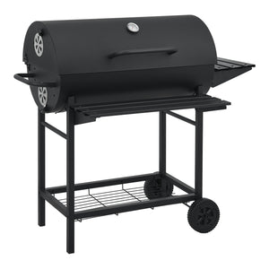 Chariot de barbecue au charbon de bois Armento 95 x 108 x 61 cm noir casa.pro