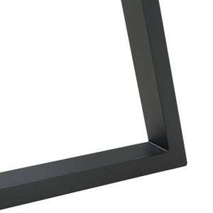 Stalen onderstel Lyngby set van 2 tafelpoot 72x70 cm zwart [en.casa]