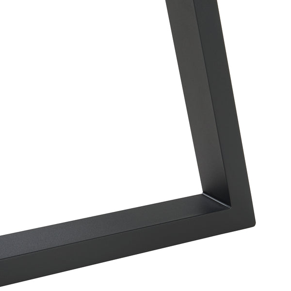 Stalen onderstel Lyngby set van 2 tafelpoot 72x70 cm zwart [en.casa]