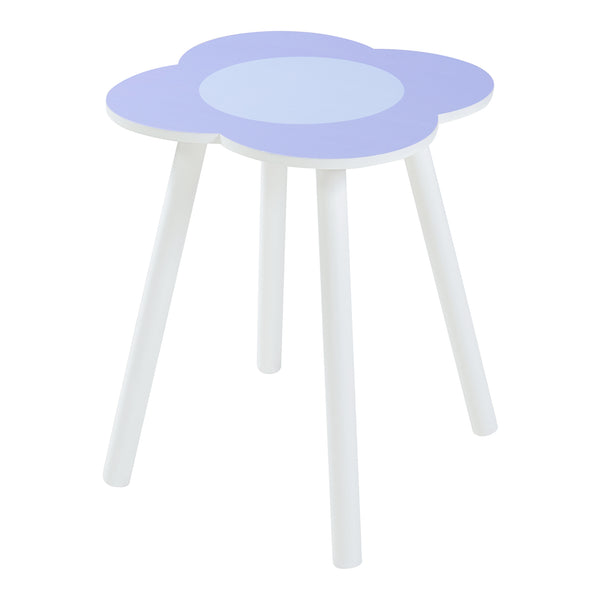 Ensemble de table et 2 chaises pour enfants Simrishamn blanc violet [en.casa]