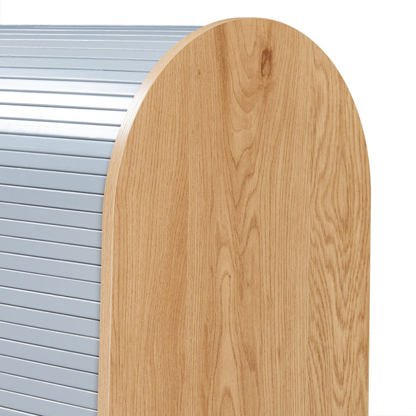 Opbergkast Kavlinge 80x60x40 cm naturel en grijs [en.casa]