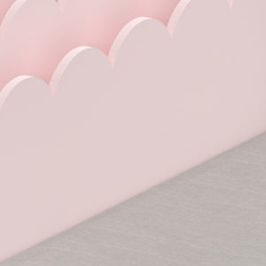 Kindermeubel Vestnes kinderbank met opbergrek en kussen 100x70x45 cm wit en roze [en.casa]