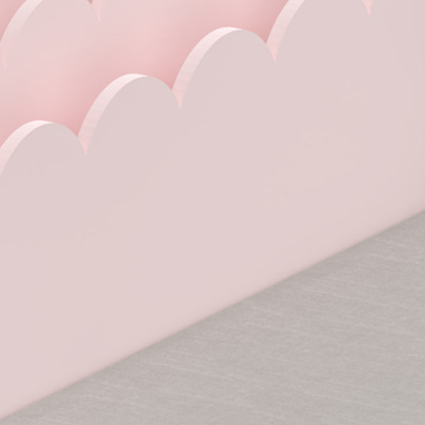 Kindermeubel Vestnes kinderbank met opbergrek en kussen 100x70x45 cm wit en roze [en.casa]