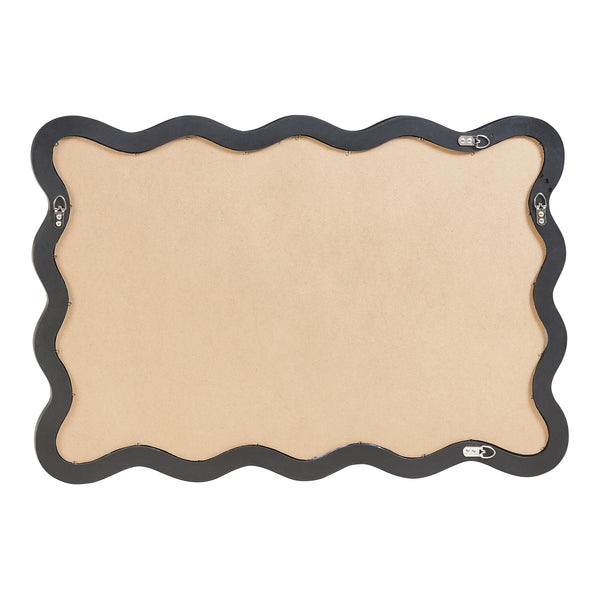 Miroir mural Koster 90 x 60 cm noir [en.casa] 