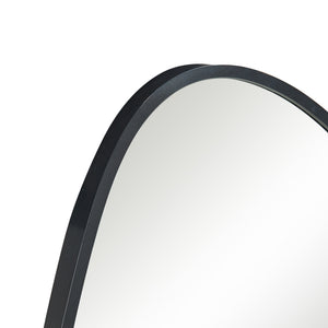 Miroir mural Orland 82 x 46 cm noir [en.casa]