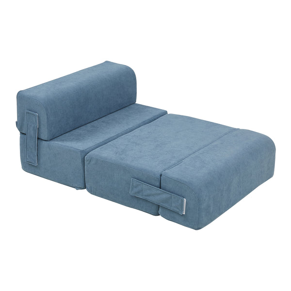 Escalier pour animaux Joelerhatra 45 x 50 x 45 cm bleu [en.casa]