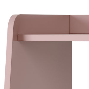 Portant à vêtements pour enfants Vestnes 90 x 80 x 38 cm rose blanc [en.casa]