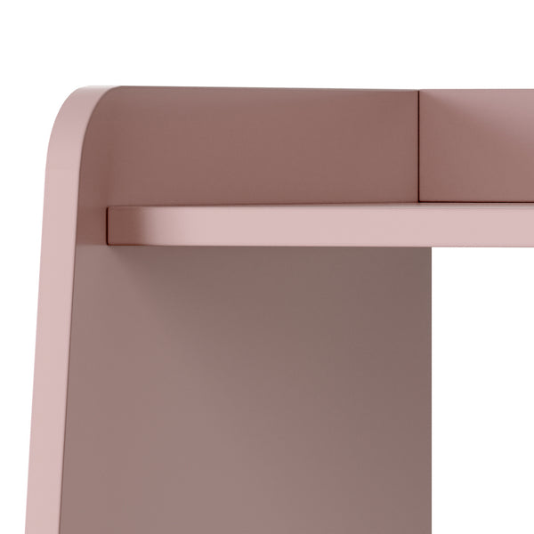 Portant à vêtements pour enfants Vestnes 90 x 80 x 38 cm rose blanc [en.casa]