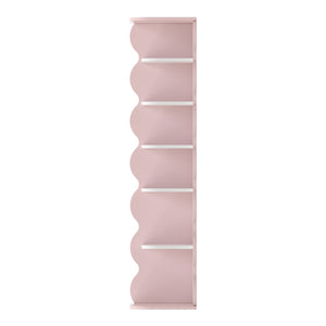 Kinderschoenenrek Vestnes 108x27x27 cm roze en wit [en.casa]