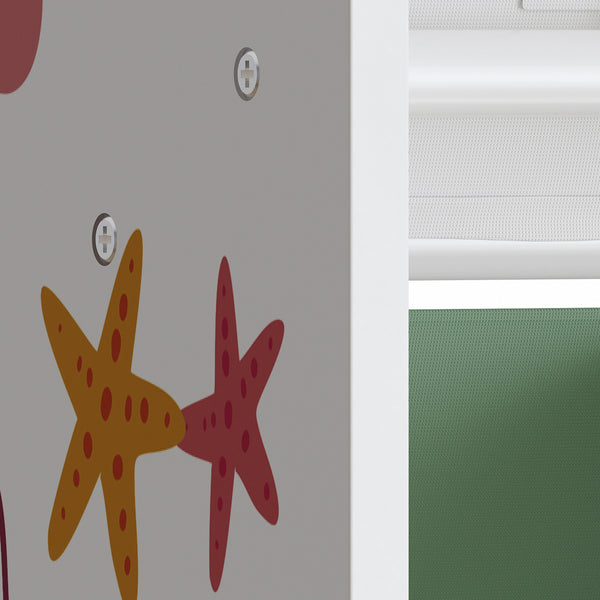 Étagère pour enfants Farusa 80 x 90 x 30 cm à motif Aqua Dream [en.casa] 