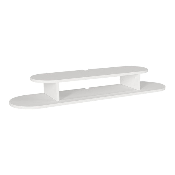 Meuble TV Targema mural 120 x 30 x 16 cm blanc [en.casa] 