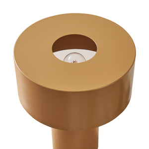 Lampe de table Kömn E27 37 x 30 cm marron lux.pro