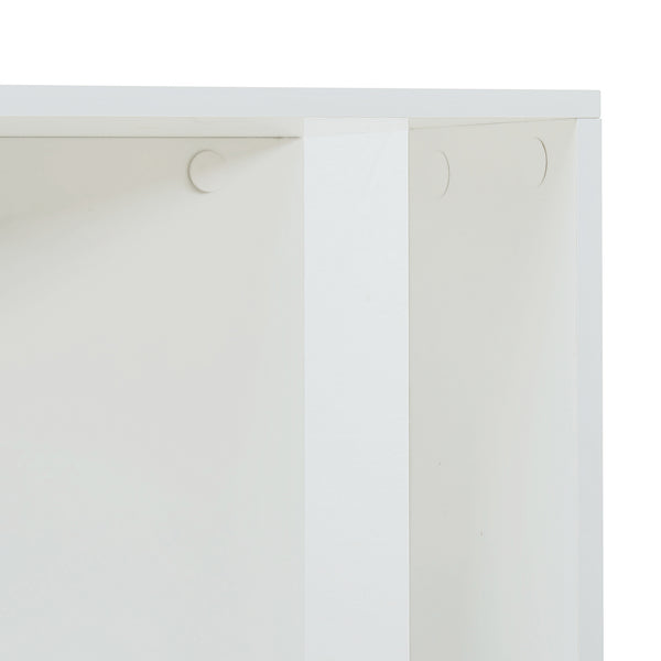 Boekenkast Fjelmarirg 109x34x34 cm wit [en.casa]