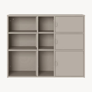 Archiefkast Kliri 81x100x32 cm camel [en.casa] 