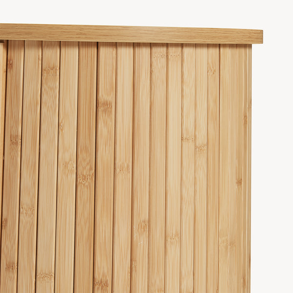 Table de chevet Nordkapp 65 x 40 cm naturel [en.casa]