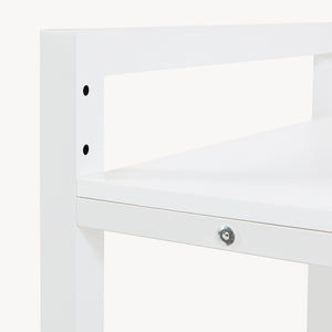 Wasmachinerek Hökangend 105x73x63 cm wit [en.casa]