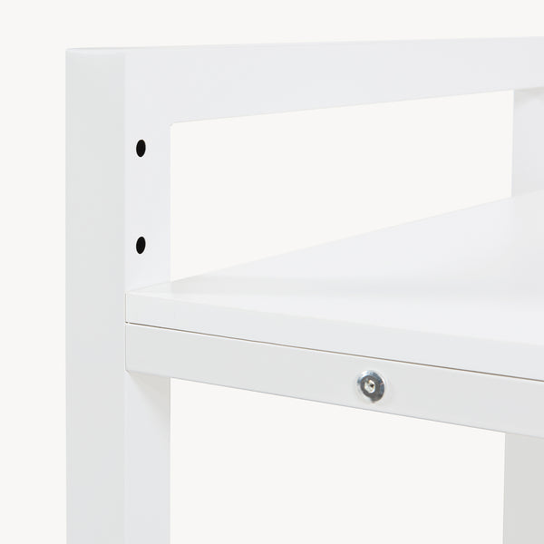 Wasmachinerek Hökangend 105x73x63 cm wit [en.casa]