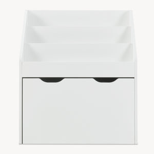 Kinderrek Sirlstalo op wielen 70x63x30 cm wit [en.casa] 