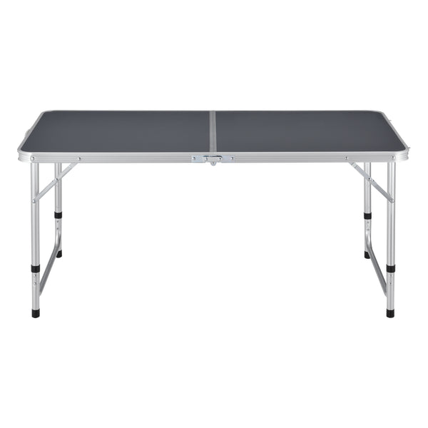 Table de Camping Pliable en Aluminium et MDF avec Hauteur Réglable Table de Jardin