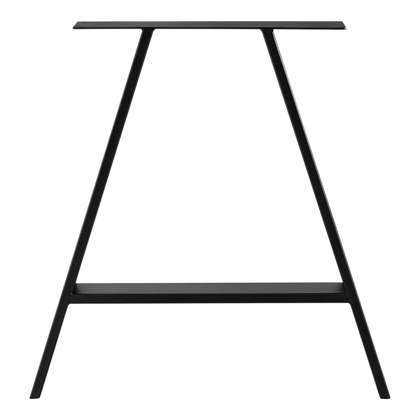 Set de 2 Pieds de Table Métal Noir ou Gris Acier Plusieurs Tailles [en.casa]