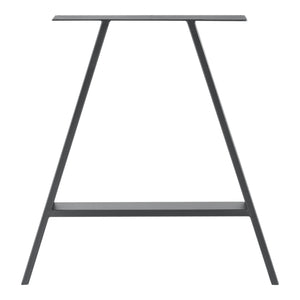 Set de 2 Pieds de Table Métal Noir ou Gris Acier Plusieurs Tailles [en.casa]