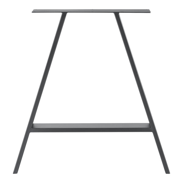 Set de 2 Pieds de Table Métal Noir ou Gris Acier Plusieurs Tailles [en.casa]