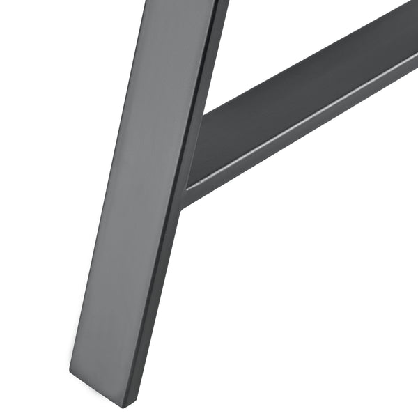 Set de 2 Pieds de Table Métal Noir ou Gris Acier Plusieurs Tailles [en.casa]