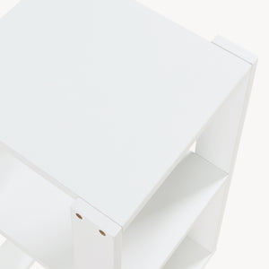 Table d'appoint carrée Thyholm 55 x 30 x 30 cm blanc [en.casa]