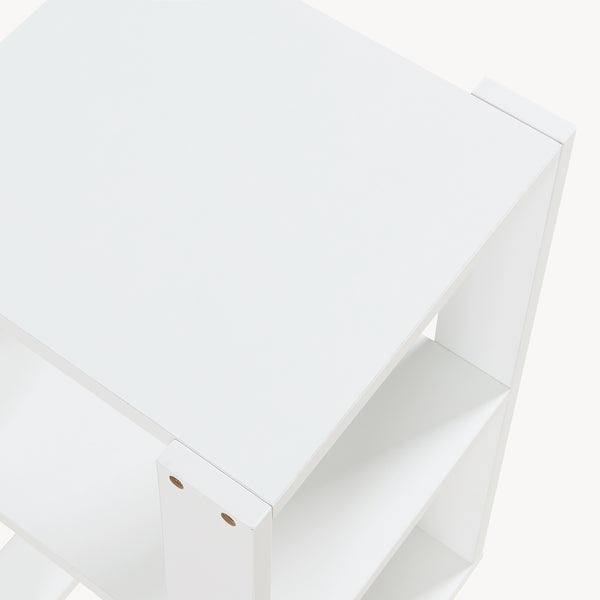 Table d'appoint carrée Thyholm 55 x 30 x 30 cm blanc [en.casa]