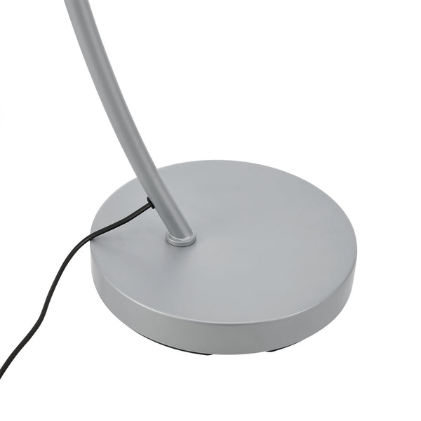 [lux.pro] Staande lamp Stafford vloerlamp159 cm grijs E27