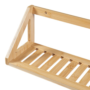 [en.casa] Wandplank set van 2 Gjerdrum 43x15x15 cm bamboe