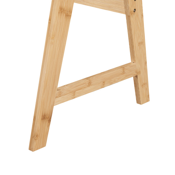 Bureau Härryda bambou 123 x 53 x 80 cm naturel [en.casa]