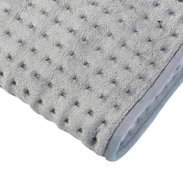 Chauffe-pieds électrique Bari jusqu'à la pointure 46 doublure lavable gris [en.casa]